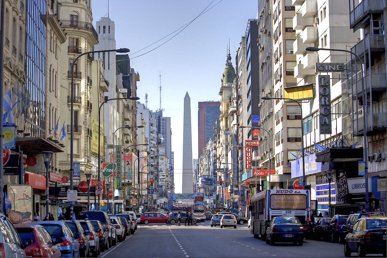 street view of downton buenos aires, argentina