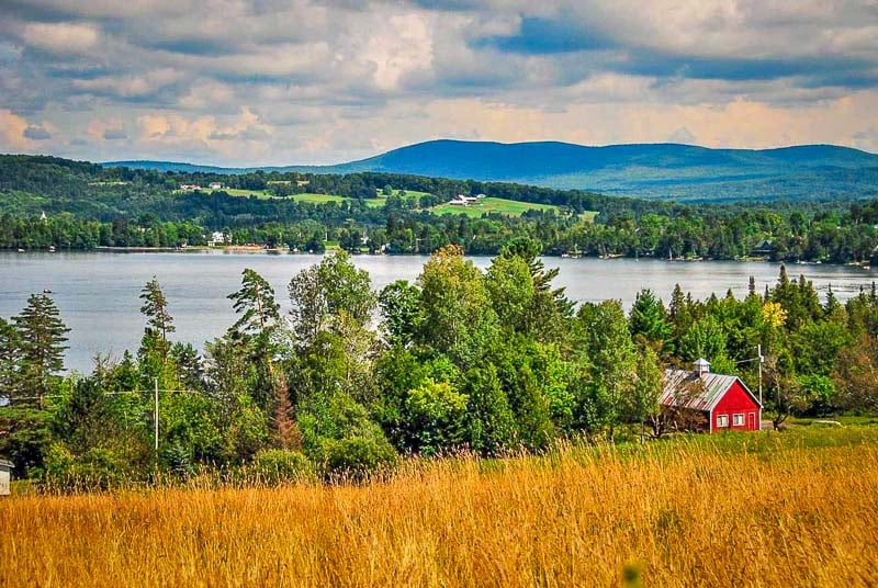 Greensboro, Vermont is a quiet and peaceful place to spend a vacation in New England.